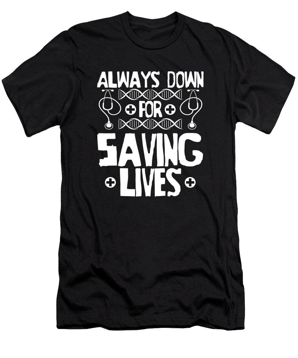 5 Nursing Caretaker Hospital Emergency Nurse Crazy Squirrel T-Shirt