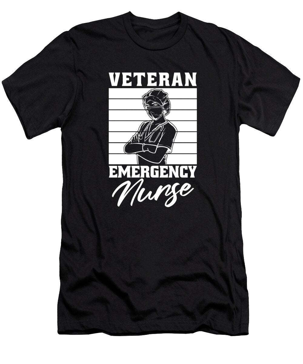 5 Nursing Hospital Caretaker Emergency Nurse Crazy Squirrel T-Shirt