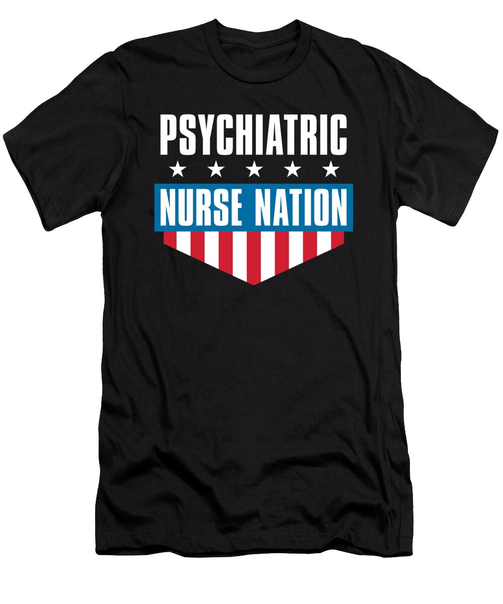 5 Nursing Hospital Caretaker Psych Nurse Crazy Squirrel T-Shirt