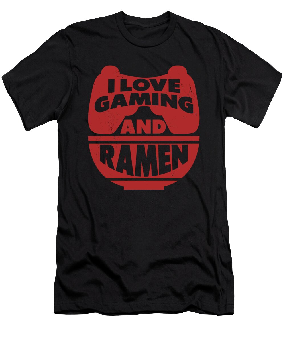 5 Ramen Lover Gamer Video Games Ramen Bowl Toms Store T-Shirt