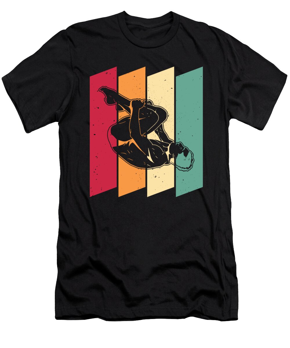 5 Retro Platform Diver Vintage Springboard Diving Crazy Squirrel T-Shirt