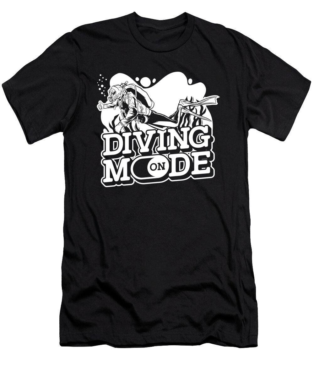 5 Scuba Diving Diver Crazy Squirrel T-Shirt