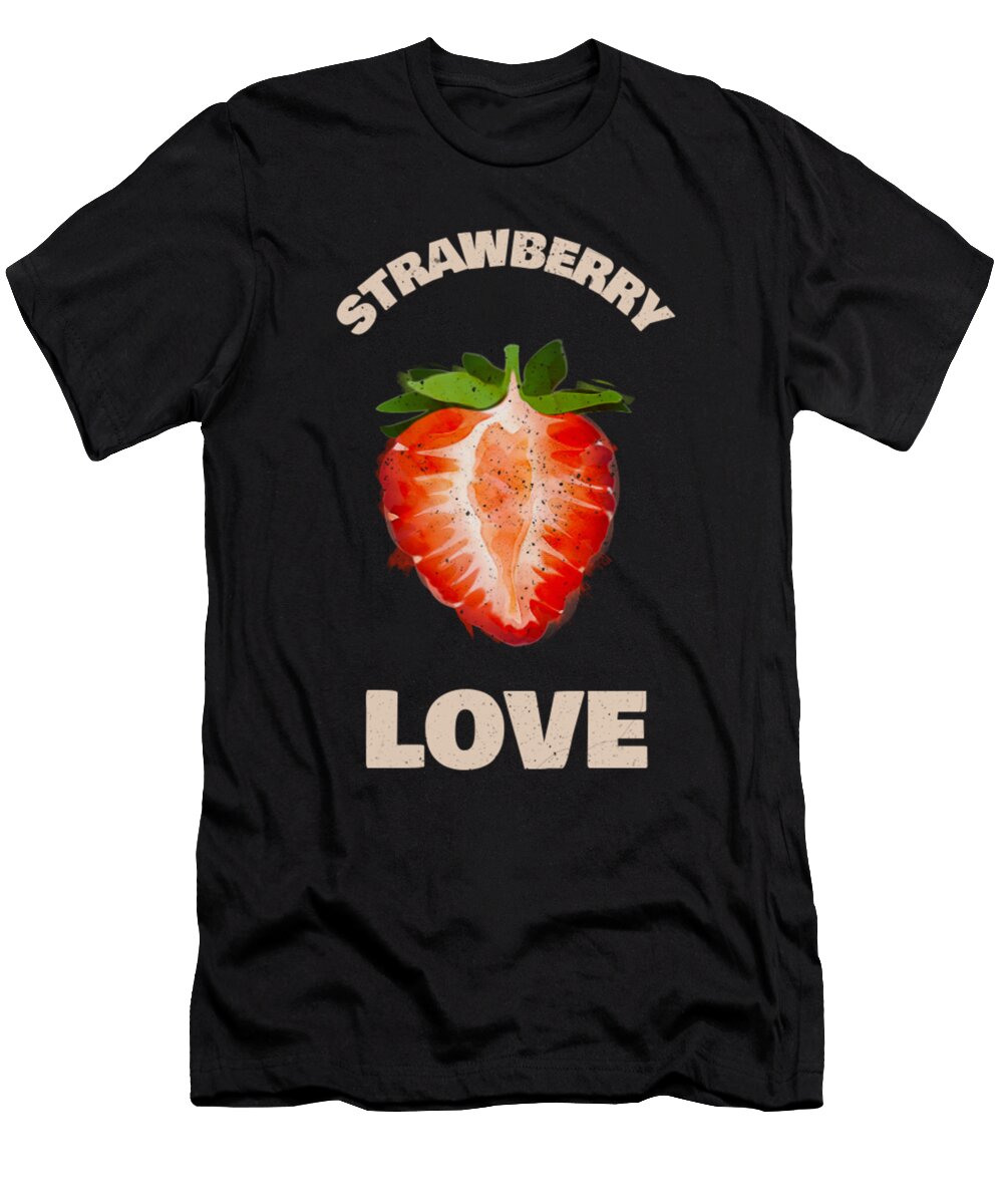 5 Strawberry Strawberries Fruitarians Justus Ratzke T-Shirt