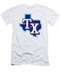 5 Texas Rangers Baseball Team Logo Jaron Kunze T-Shirt