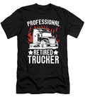 5 Truck Driver Big Rig Trucking Retired Trucker Crazy Squirrel T-Shirt