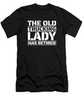 5 Truck Driver Rig Trucking Old Man Trucker Crazy Squirrel T-Shirt