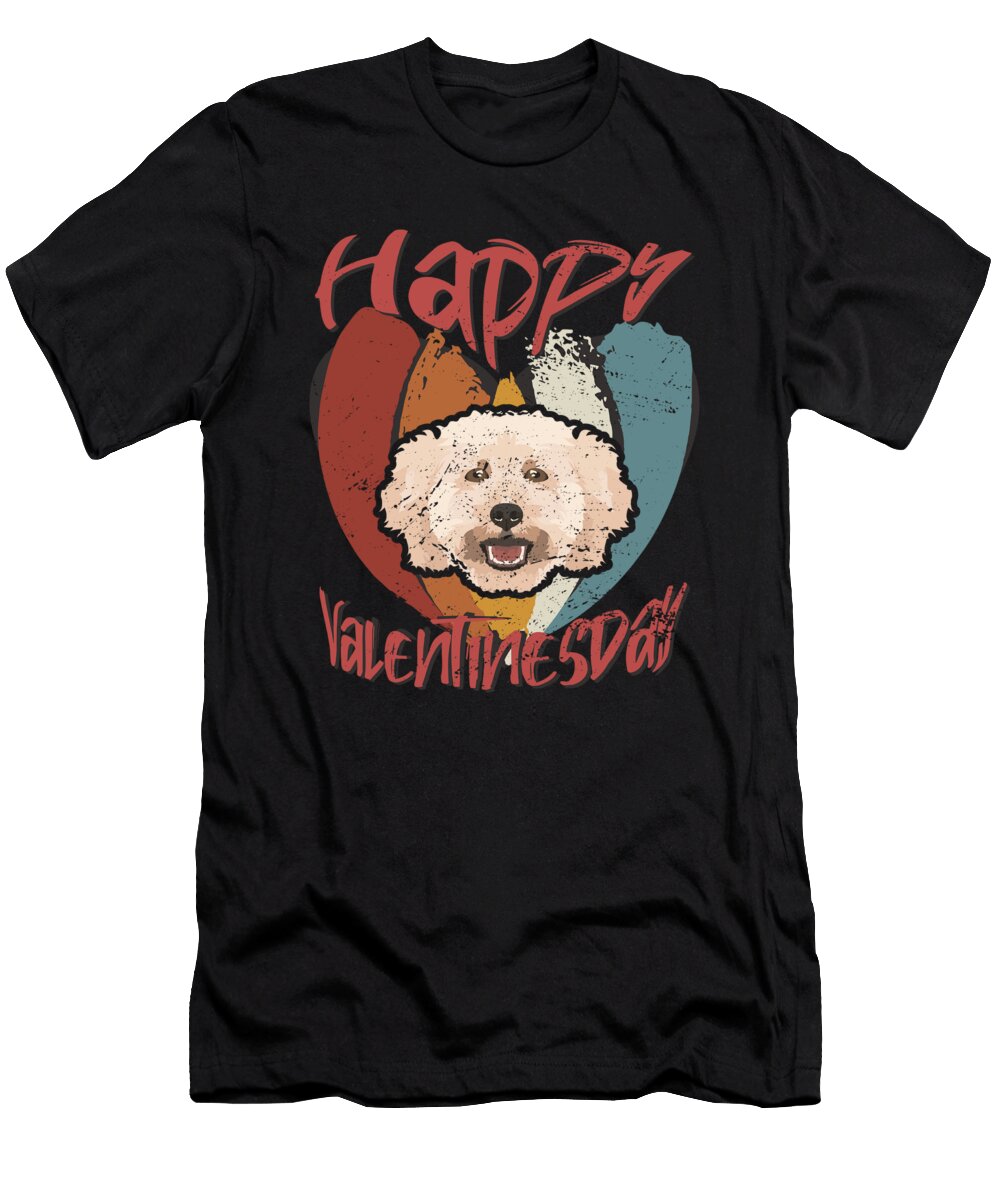 5 Valentines Day Poodle Greenoptix T-Shirt