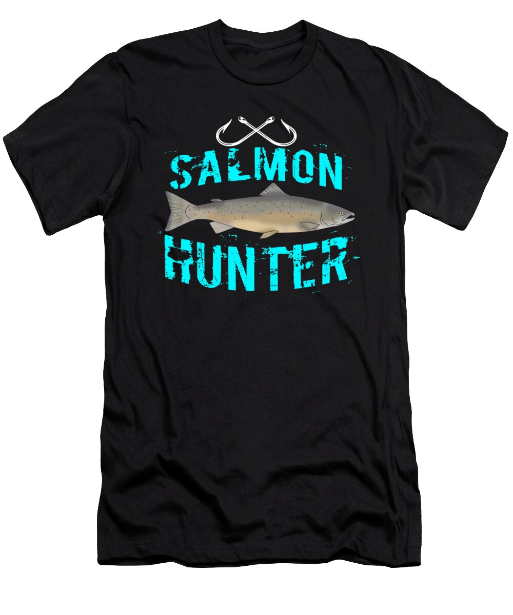 51 Funny Salmon Fishing Freshwater Fish Lake Gift Muc Designs T-Shirt