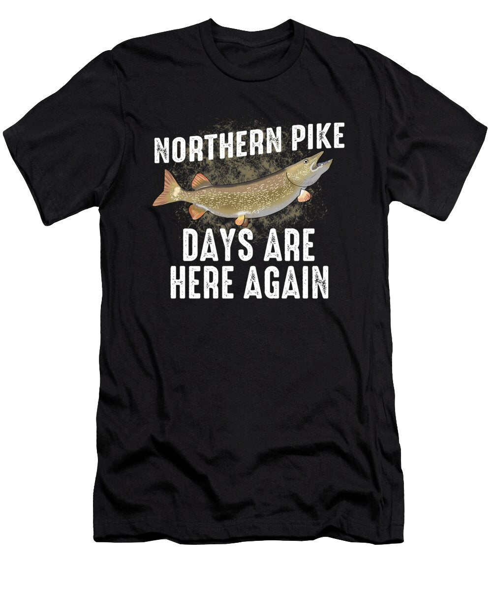 53 Funny Northern Pike Fishing Freshwater Fish Gift Muc Designs T-Shirt