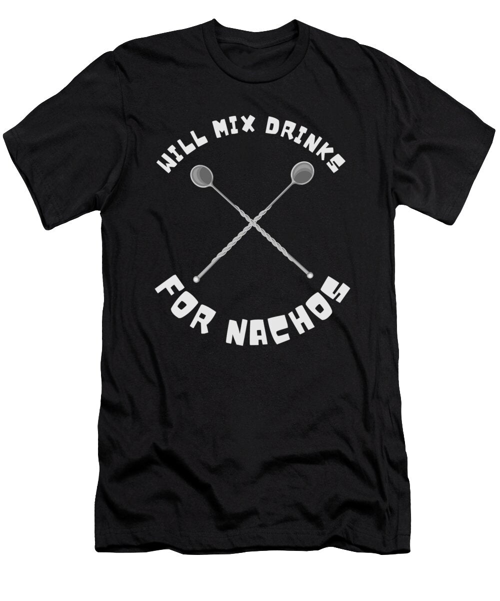 6 Bartender Barkeeper Tapster and Mixologist Gift Justus Ratzke T-Shirt