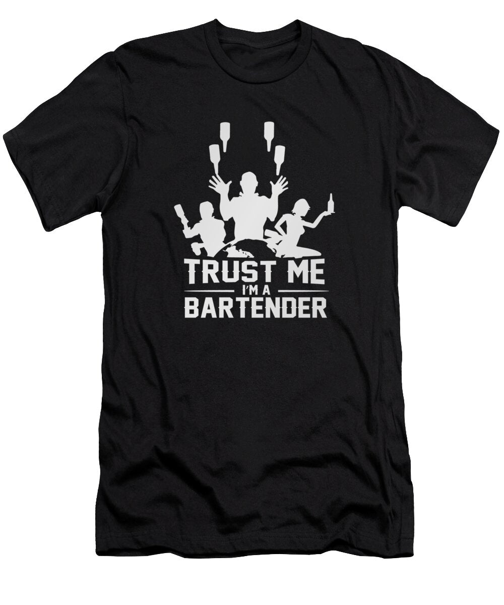 6 Bartender Barmaid Cocktail Barkeeper Bar Pub Gift Muc Designs T-Shirt