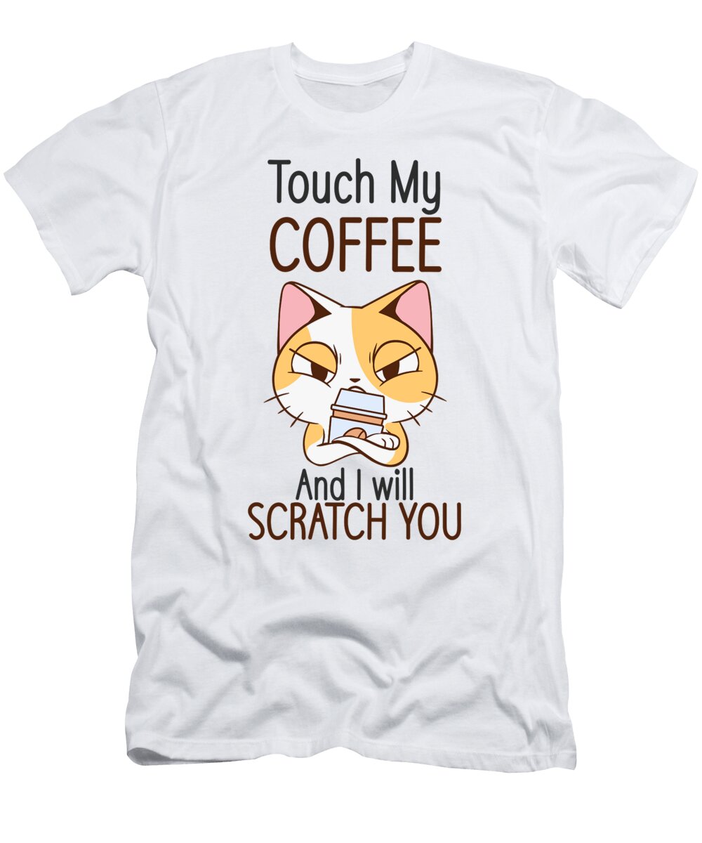 6 Cats and Coffee Cat Lover Coffee Lover Toms Store T-Shirt