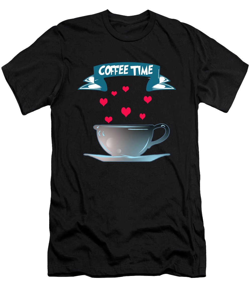 6 Coffee Bean Coffee Shop Coffee Break Barista Gift Muc Designs T-Shirt