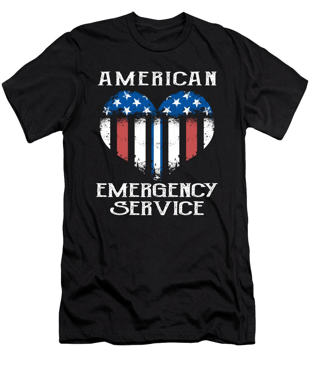 6 Emergency Medical Services Ems Ambulance Crazy Squirrel T-Shirt