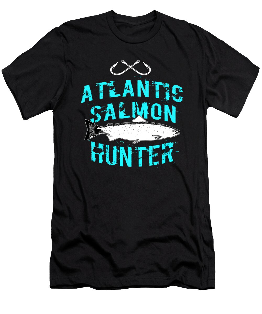 6 Funny Atlantic Salmon Fishing Freshwater Fish Gift Muc Designs T-Shirt