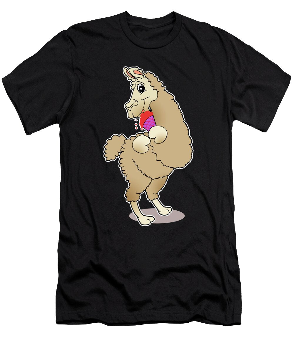 6 Funny Llama Alpaca Gift Muc Designs T-Shirt