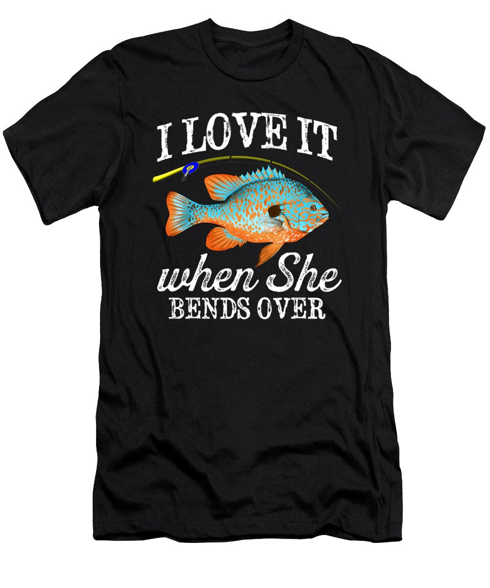6 Funny Longear Sunfish Freshwater Fish Lake Gift Muc Designs T-Shirt