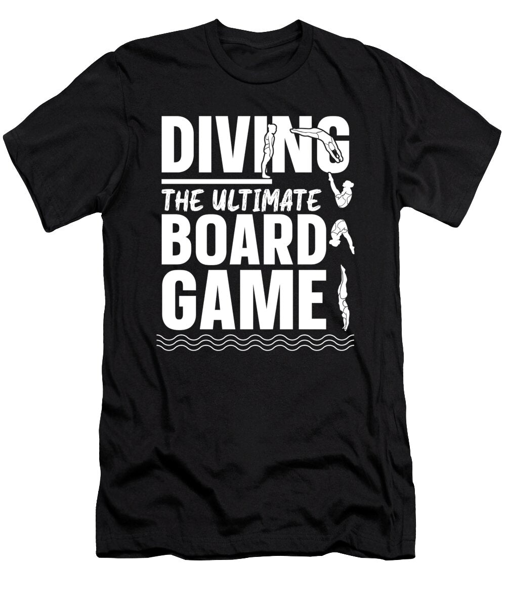 6 Funny Platform Diver Springboard Diving Crazy Squirrel T-Shirt