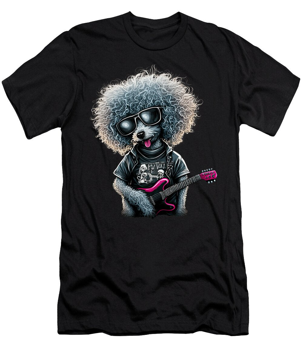 6 Funny Poodle Dog Miniature Poodle Toy Poodle for Sophie Eleanor T-Shirt