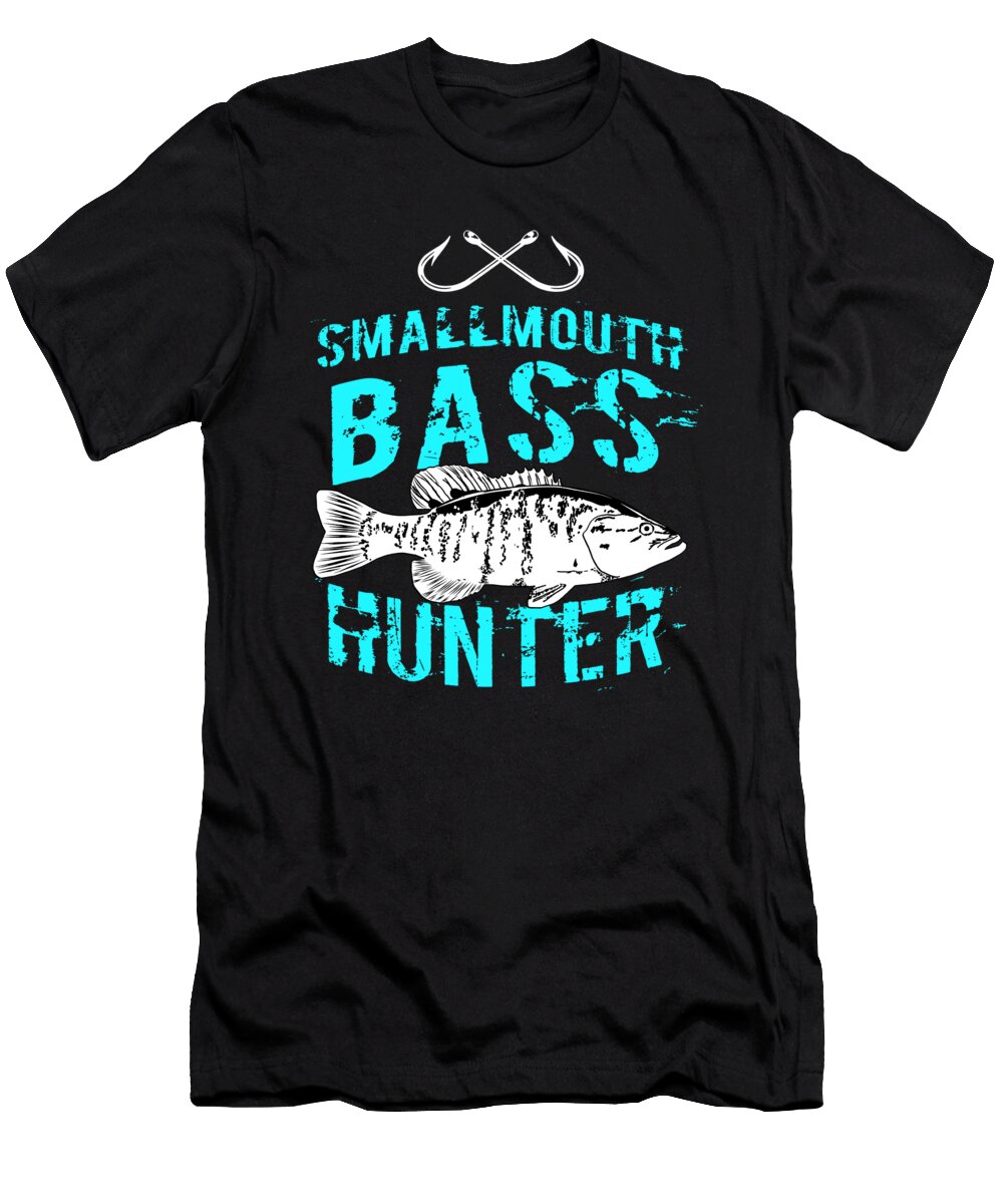 6 Funny Smallmouth Bass Fishing Freshwater Fish Gift Muc Designs T-Shirt