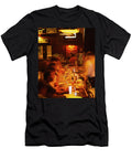 6 High Angle View of a Group of People Panoramic Images T-Shirt
