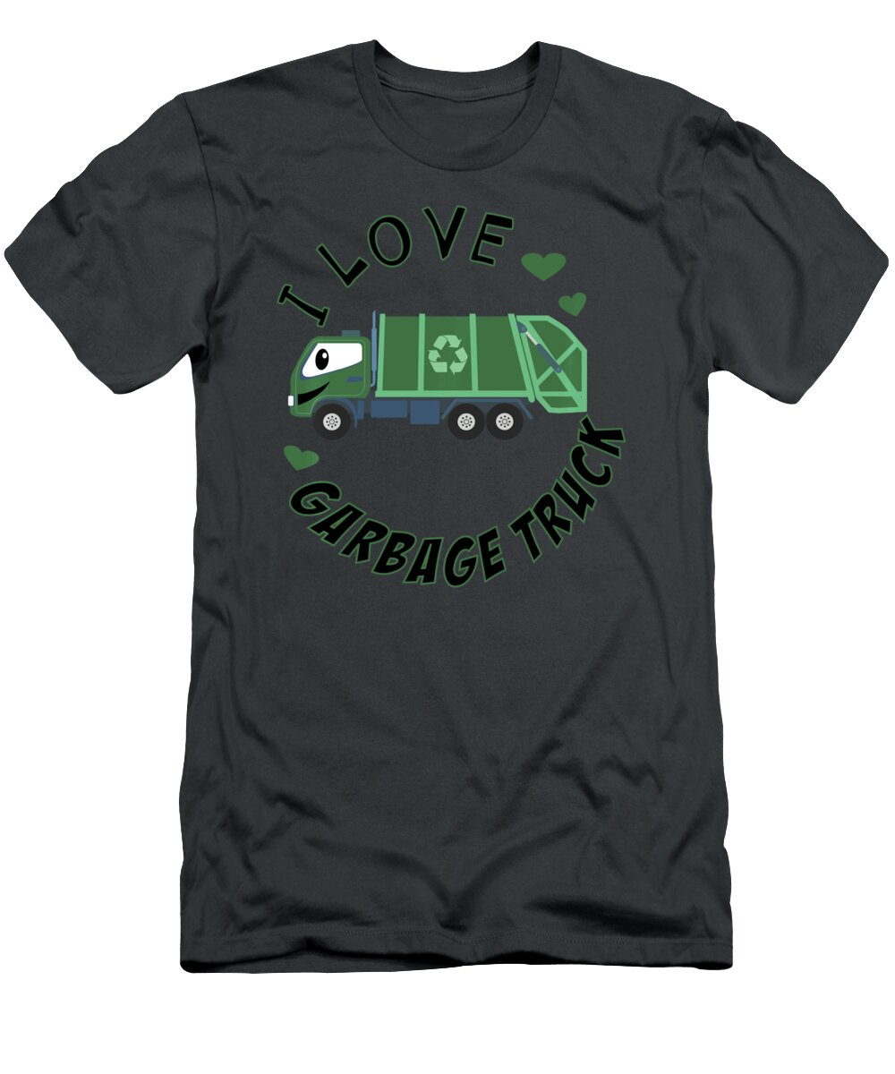 6 I Love Garbage Truck Anh Nguyen T-Shirt