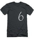 6 in Light Gray Simple Script Custom Home Fashions T-Shirt