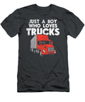 6 Just a Boy Who Loves Trucks Anh Nguyen T-Shirt