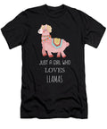 6 Just a Girl Who Loves Llamas Cynto T-Shirt