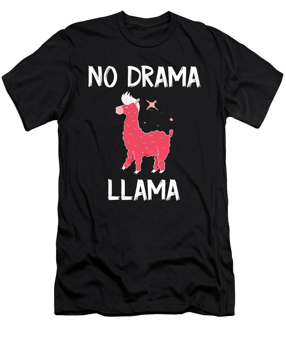 6 Llama Alpaca Crazy Squirrel T-Shirt