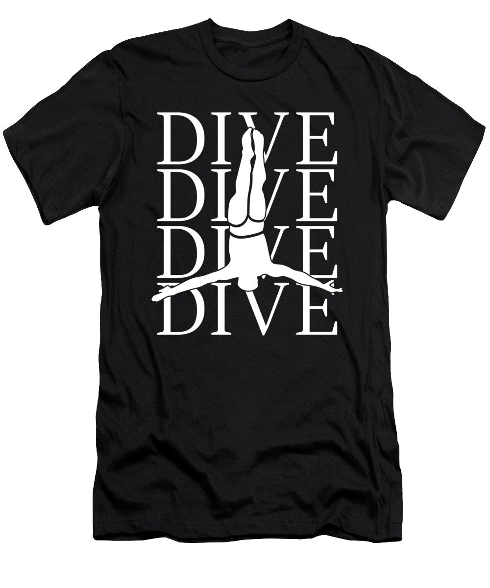 6 Platform Diver Springboard Diving Crazy Squirrel T-Shirt