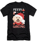 6 Poodle Merry Christmas Greenoptix T-Shirt