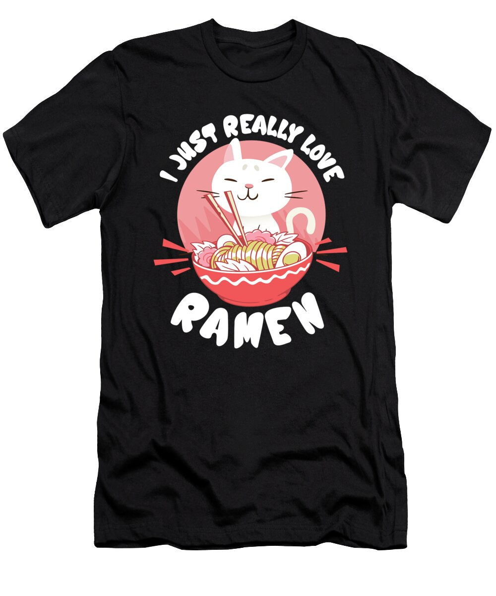 6 Ramen Cats Cat Noodles Soup Lover Japan Chef Noods Toms Store T-Shirt