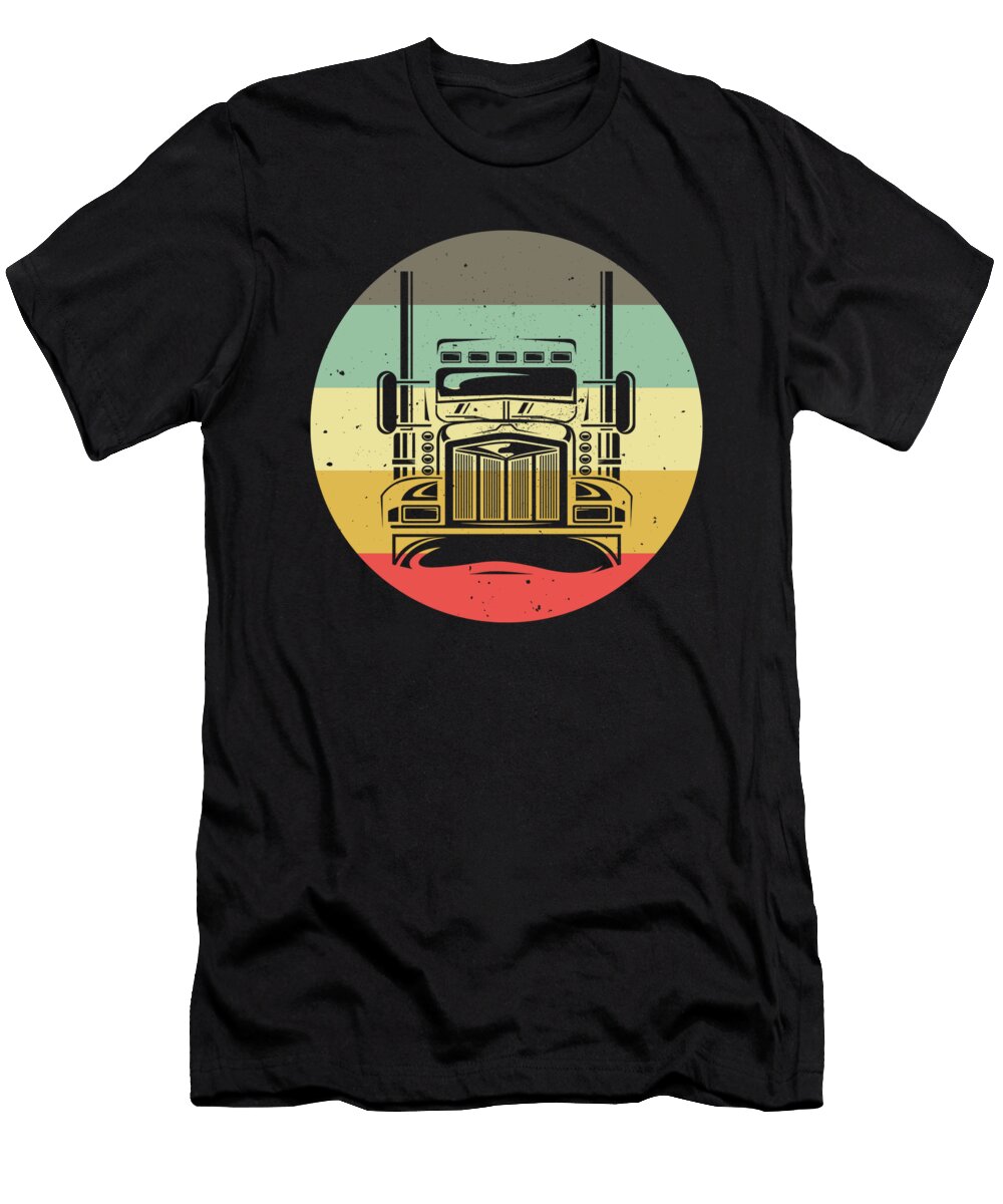 6 Retro Truck Driver Trucking Vintage Trucker Bobby Bubble T-Shirt