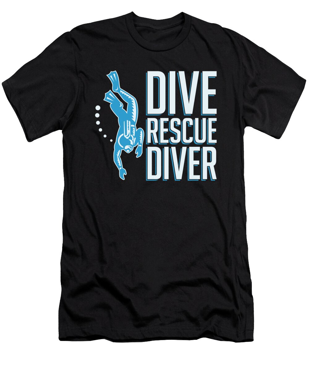6 Scuba Diving Diver Crazy Squirrel T-Shirt
