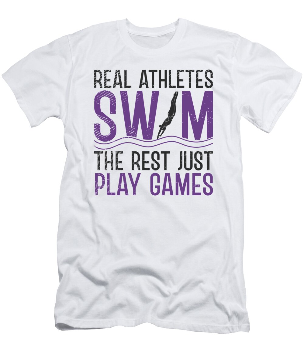 6 Swimmer Sports Scuba Diving Swimming Toms Store T-Shirt
