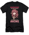 6 Warning May Spontaneously Talking Anime Bi Nutz T-Shirt