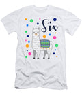 6 Years Birthday Gift Kids Llama Alpaca John Romeo T-Shirt
