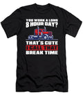 60 Truck Driver Trucking Trucker Bobby Bubble T-Shirt