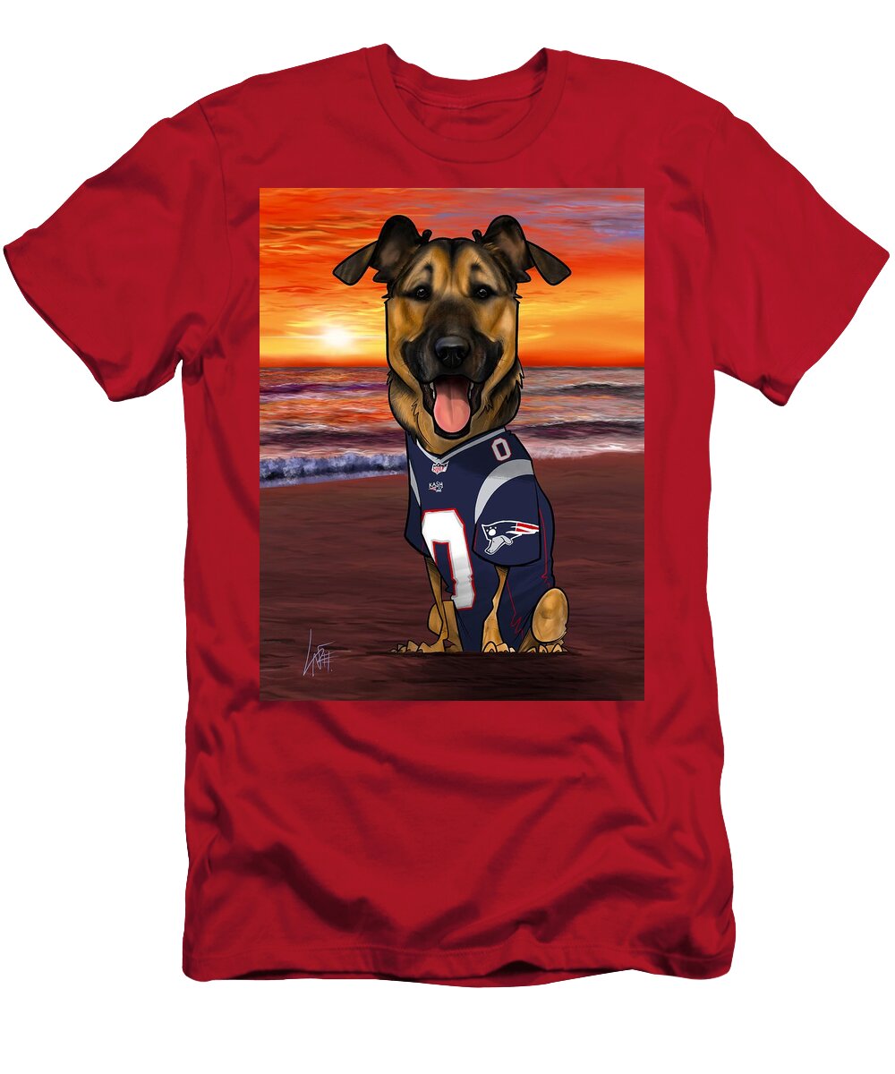 6207 Anjoubault Kash Canine Caricatures Custom Merchandise T-Shirt