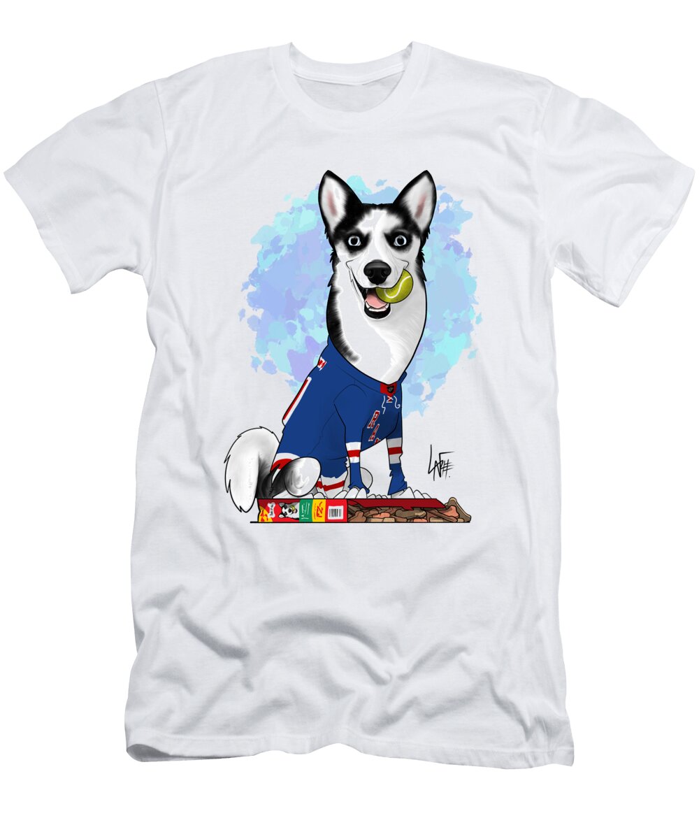 6247 Passalacqua Canine Caricatures By John Lafree T-Shirt