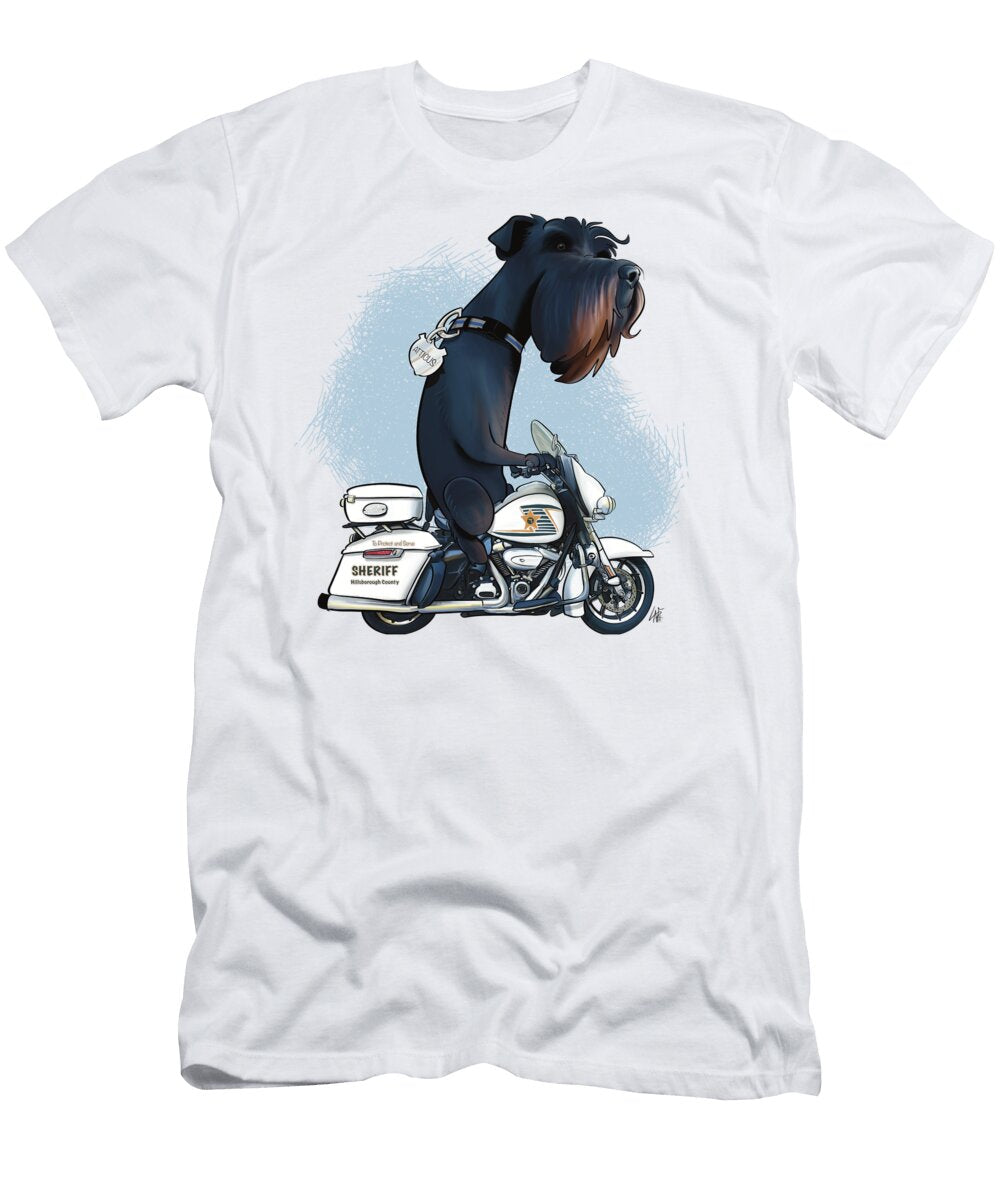 6707 Johnson Canine Caricatures By John Lafree T-Shirt