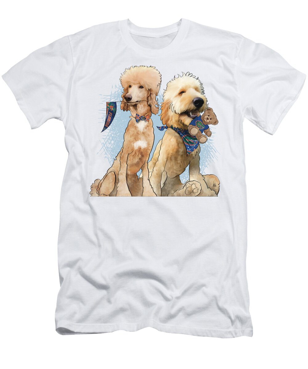 6721 Labarbera Canine Caricatures By John Lafree T-Shirt