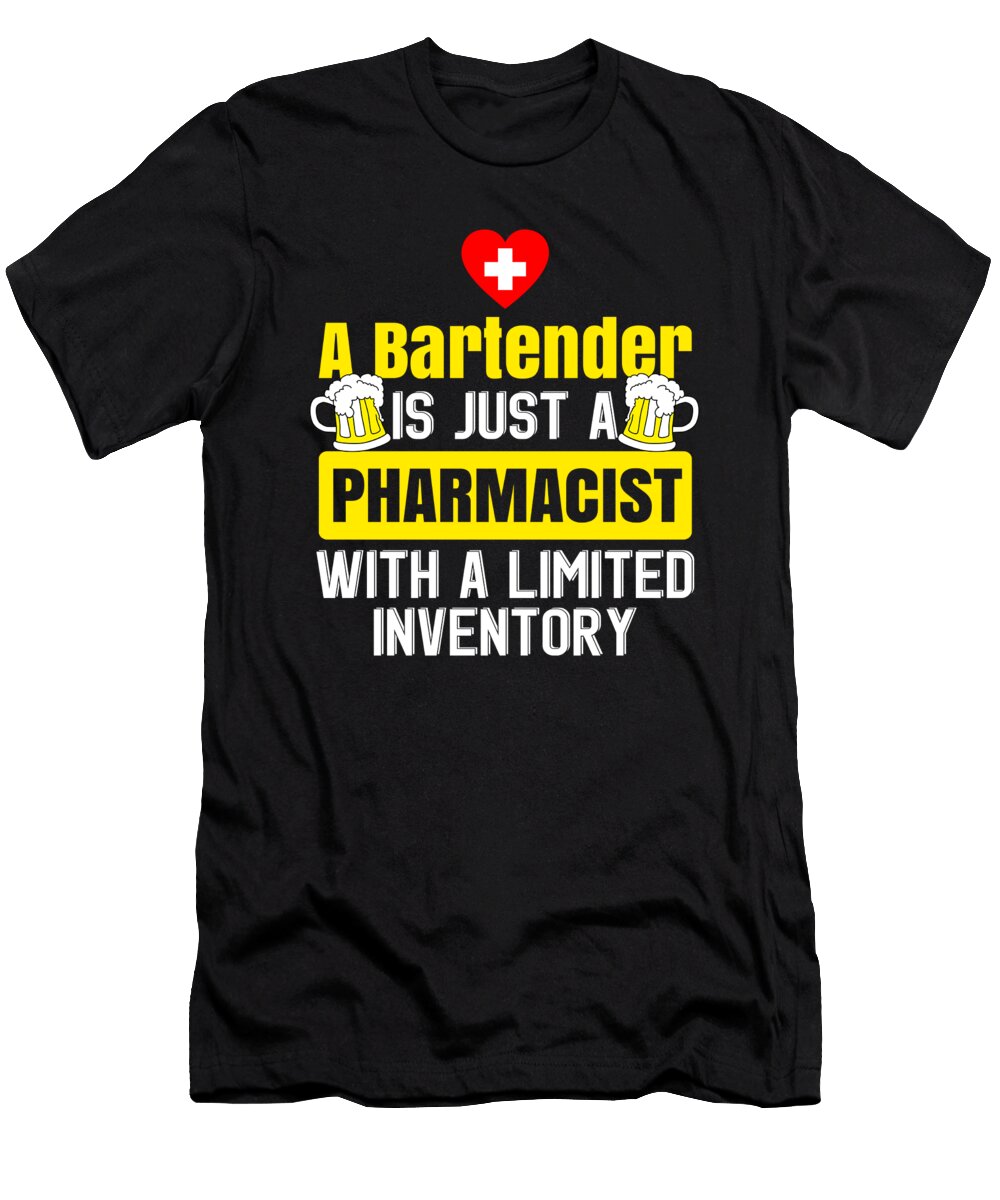 7 Bartender Barmaid Cocktail Occupation Bar Pub Gift Muc Designs T-Shirt