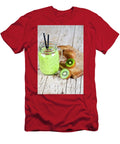 7 Green Smoothie with Kiwi Apple Lemon and Linen Seeds Healthy Liss Art Studio T-Shirt
