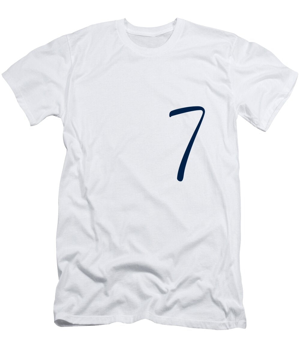 7 in Oxford Blue Simple Script Custom Home Fashions T-Shirt