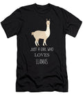 7 Just a Girl Who Loves Llamas Cynto T-Shirt