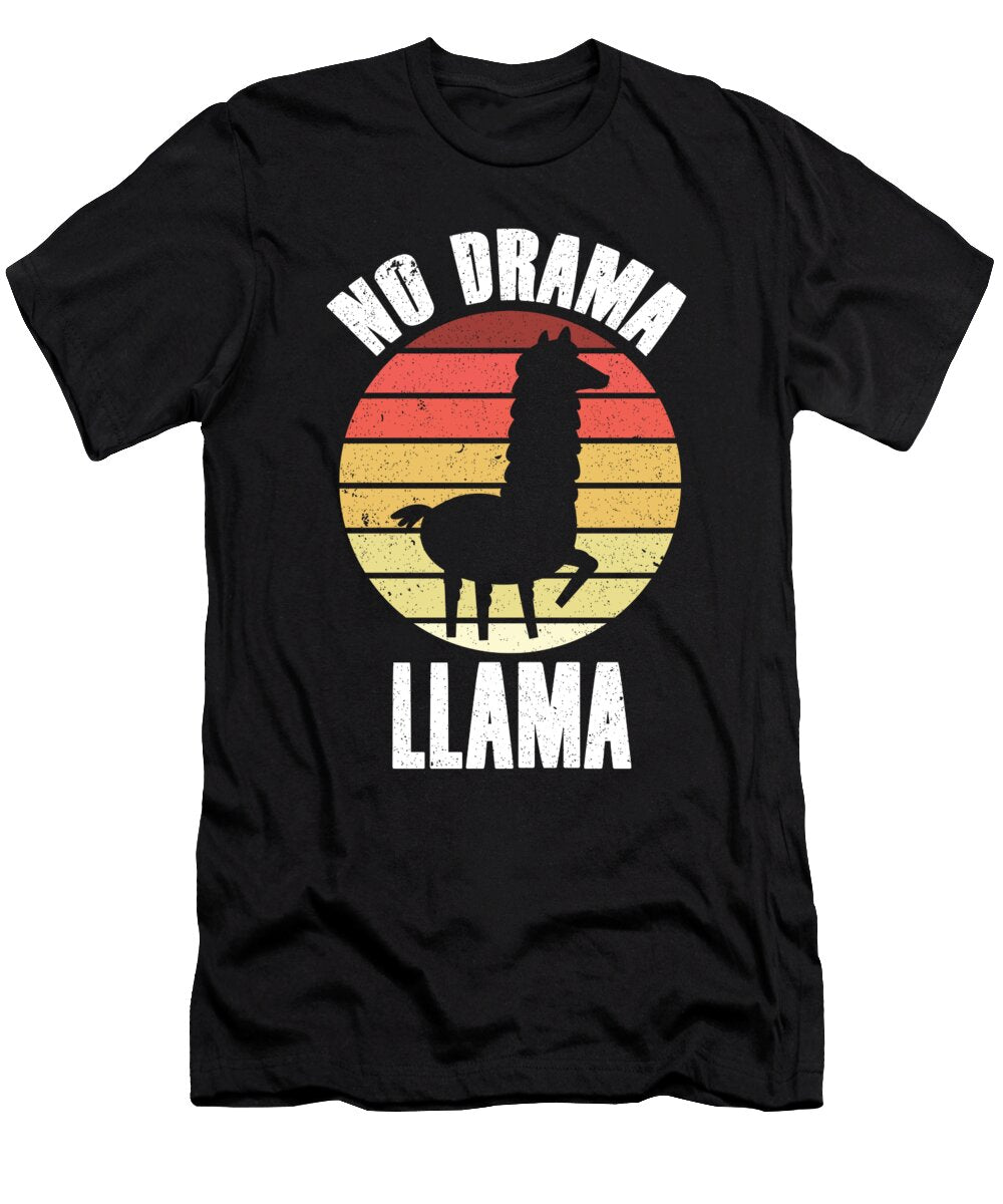 7 Llama Alpaca Crazy Squirrel T-Shirt