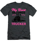 7 My Heart Belongs to a Trucker Anh Nguyen T-Shirt