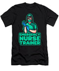 7 Nursing Caretaker Hospital Emergency Nurse Crazy Squirrel T-Shirt